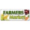 Signmission FARMERS MARKET BANNER SIGN produce fruit vegetables fresh tomatoes corn citrus B-Farmers Market - alternate 1